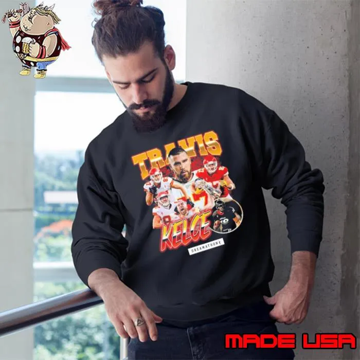 Original mecole Hardman Travis Kelce Vintage 90s Bootleg Style Rap Shirt Sweatshirt