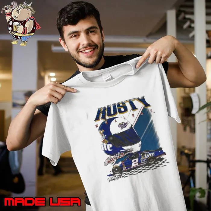 Vintage rusty wallace nascar gildan s Unisex