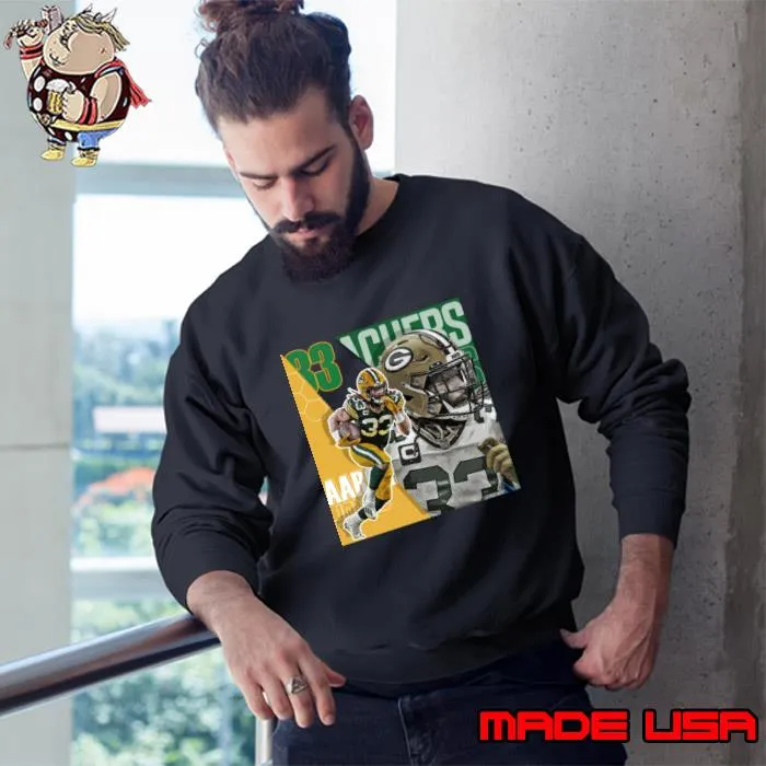 Aaron Jones Football American Player Poster Packers NBA T-Shirt Sweatshirt