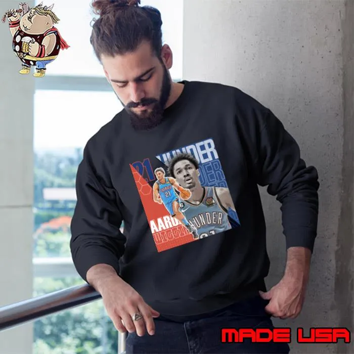Aaron Wiggins Basketball Design Poster Thunder T-Shirt Sweatshirt