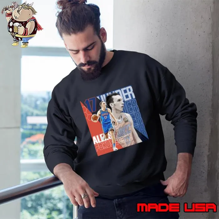 Aleksej Pokusevski Basketball Poster Thunder T-Shirt Sweatshirt
