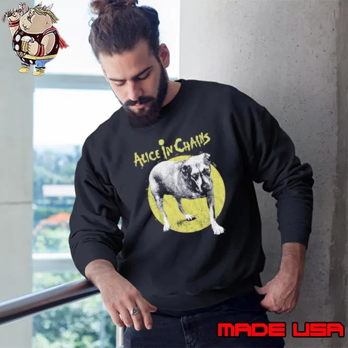 Alice in Chains Tripod Dog Album Cover Artwork Men's Unisex T-s Sweatshirt