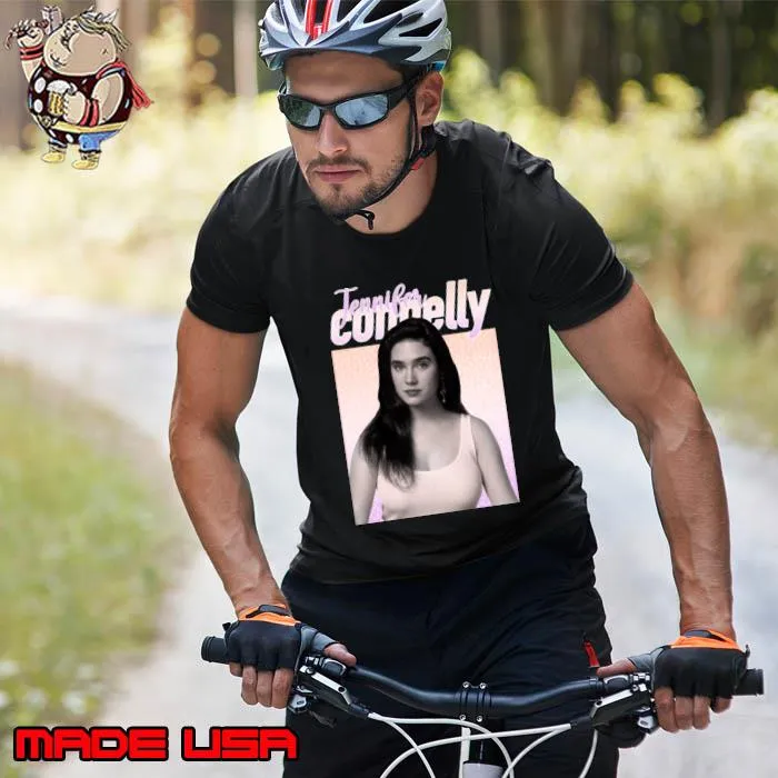 American Actor Paul Berrany 1970 Jennifer Connelly Vintage Pastel T-Shirt Unisex