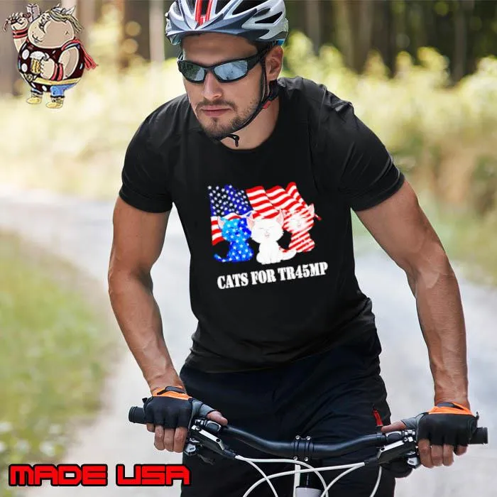 Cats for Trump 45 4th of July s Unisex
