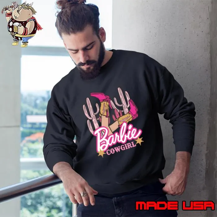 Cowboy Barbie Bachelorette Party Cactus T-Shirt Sweatshirt