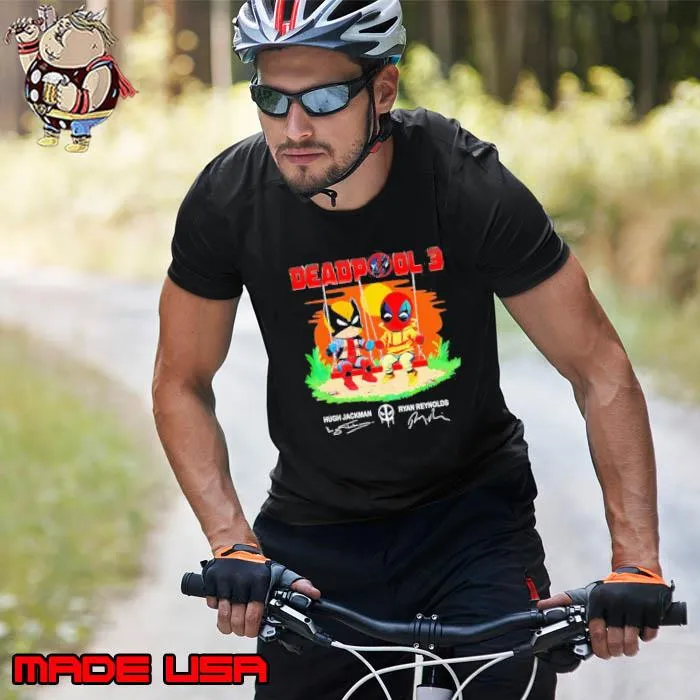 Deadpool and Wolverine Deadpool 3 signatures shirt