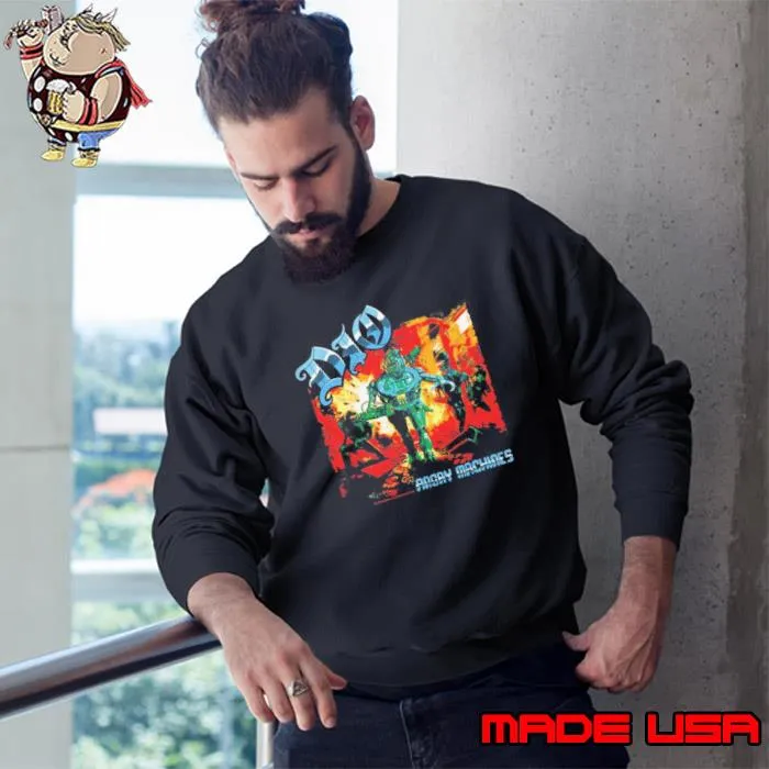 Dio Angry Machines Album Cover Artwork Men's Unisex T-s Sweatshirt