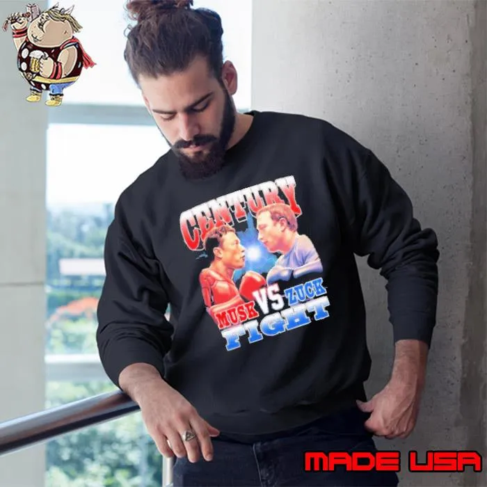Elon Musk vs Mark Zuckerberg Century Fight s Sweatshirt