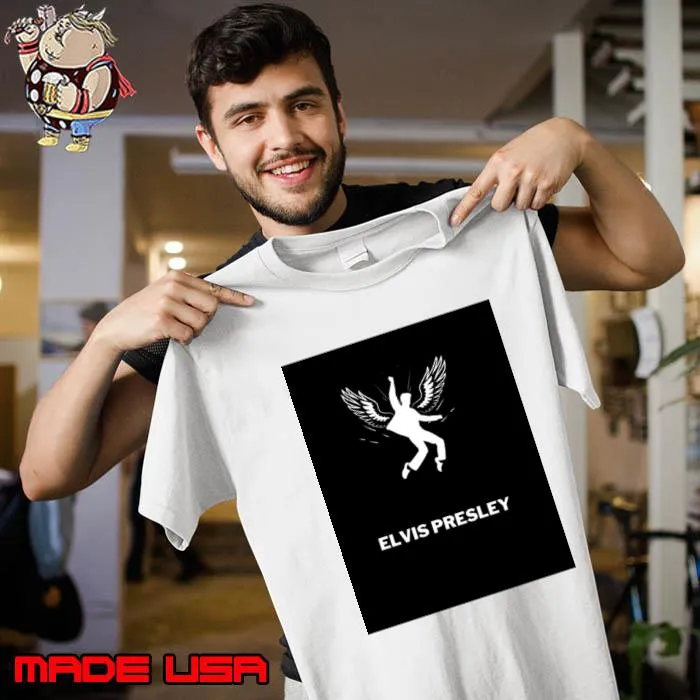 Elvis Presley 2023 American singer King Of Rock n Roll Wings T-Shirt Unisex