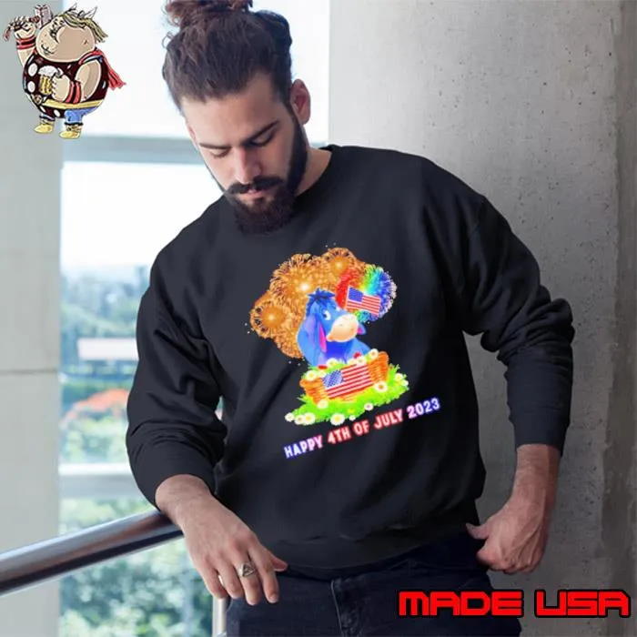 Happy 4th of july 2023 fireworks eeyore s Sweatshirt
