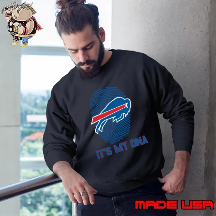 It's My DNA Buffalo Bills Symbol Football Finger T-Shirt Sweatshirt