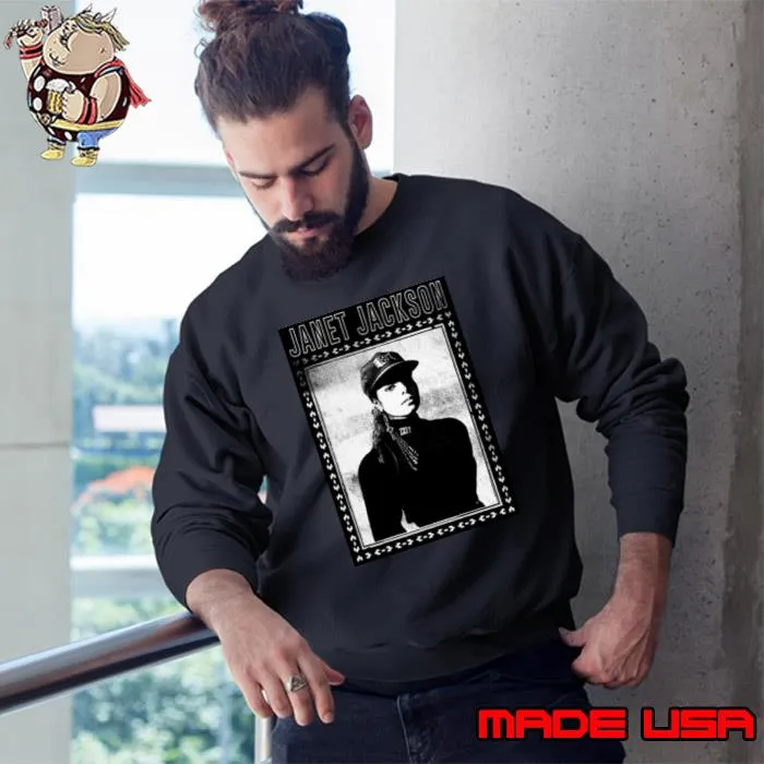 Janet Jackson 80s Vintage Faded T-Shirt Sweatshirt