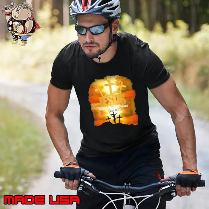 Jesus the way the truth the life cross shirt