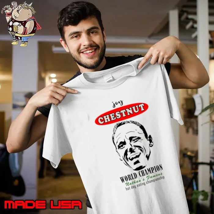 Joey Chestnut World Champion Hot Dog Eating Championship T-Shirt