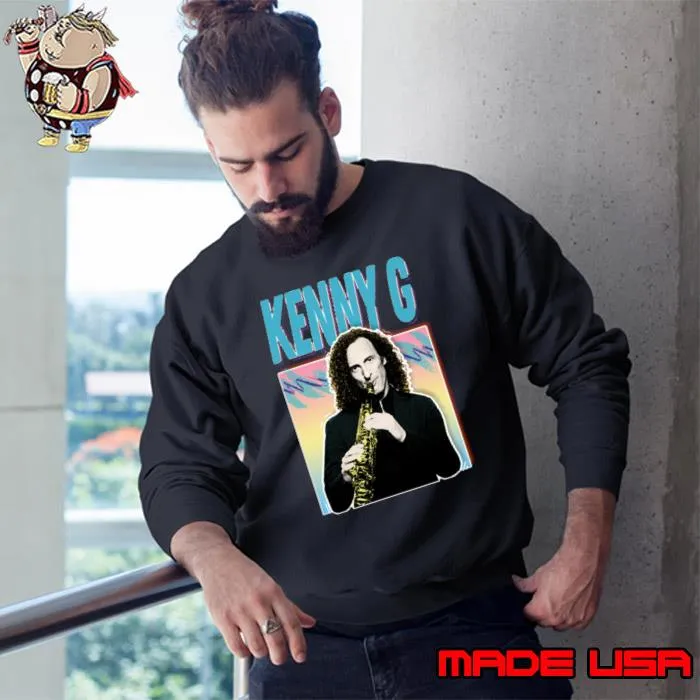 Kenny G Playing Saxophone American Music Jazz T-Shirt