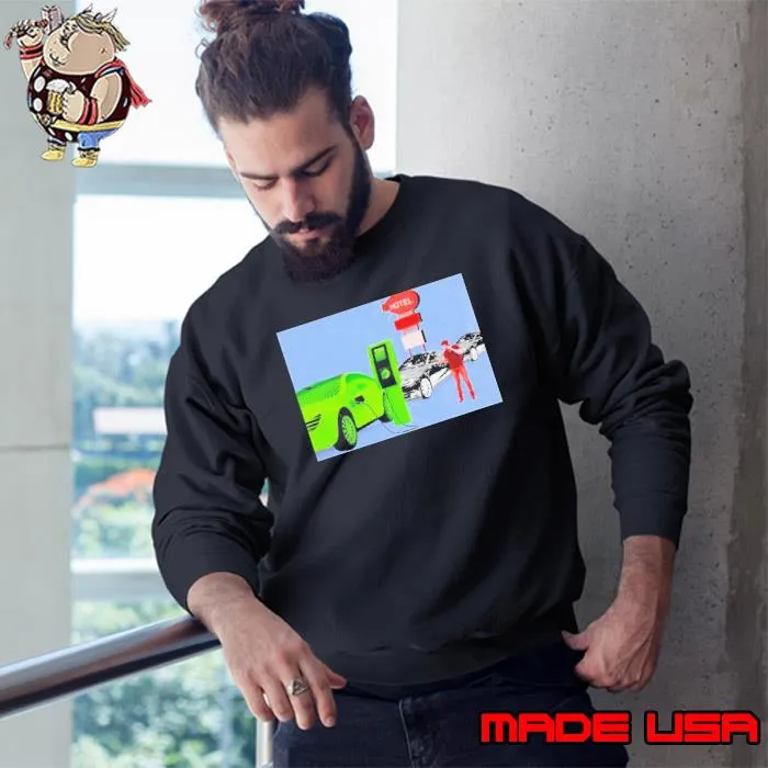 Many electric car owners in the US are helpless because charging station s Sweatshirt