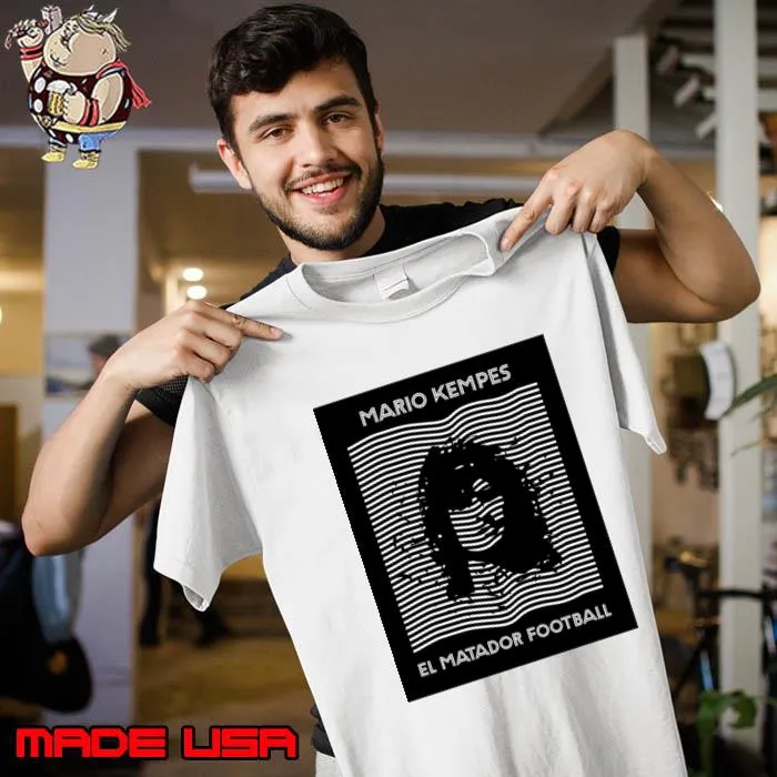Mario Kempes El Matador Football T-Shirt