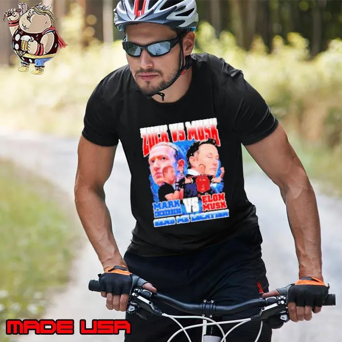 Mark Zuckerberg Vs Elon Musk Send Me Location shirt