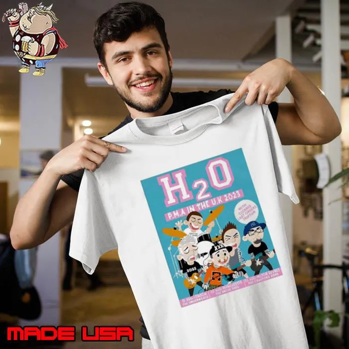 Official h2o Pma In The Uk Tour 2023 Shirt