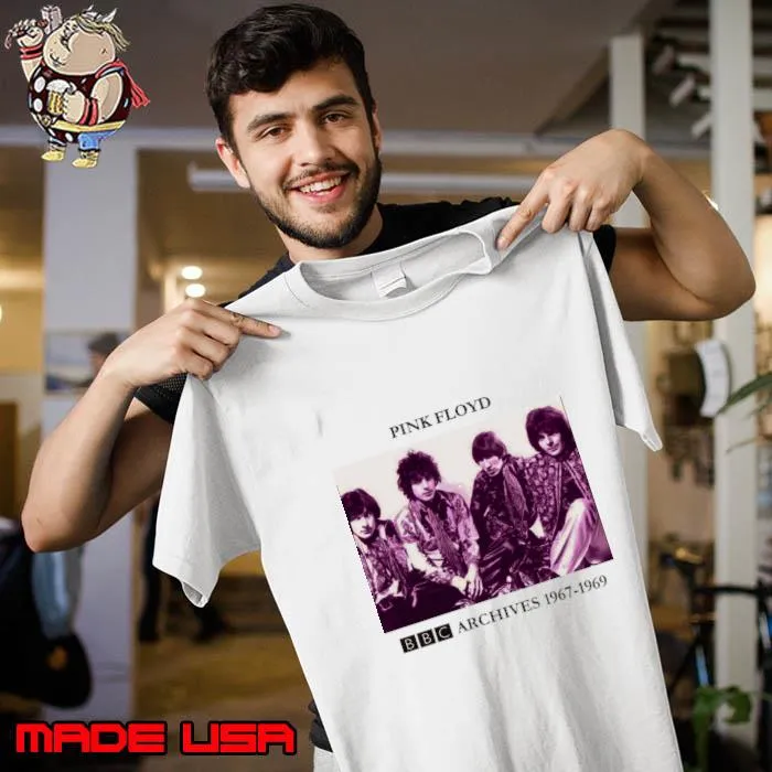 Pink Floyd BBC Archives 1967 1969 Music Band T-Shirt