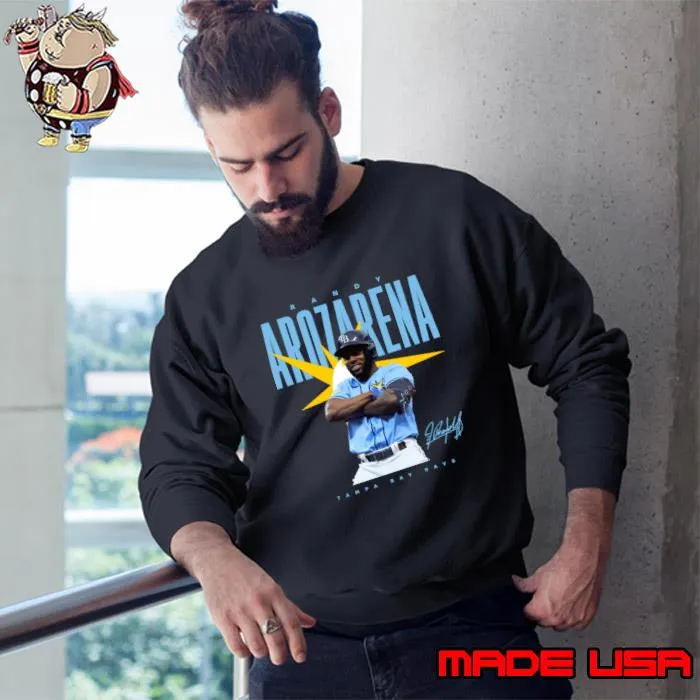 Randy Arozarena Signature Tampa Bay Rays T-Shirt Sweatshirt