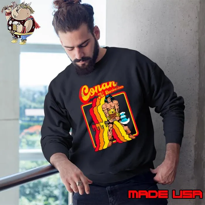 Retro Conan the Barbarian T-Shirt Sweatshirt