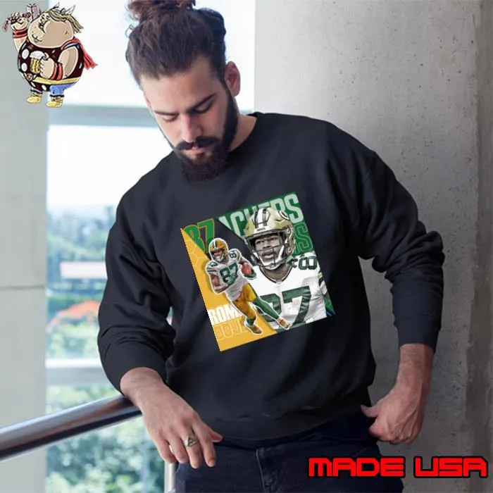 Romeo Doubs American Football Poster Green Bay Packers T-Shirt Sweatshirt
