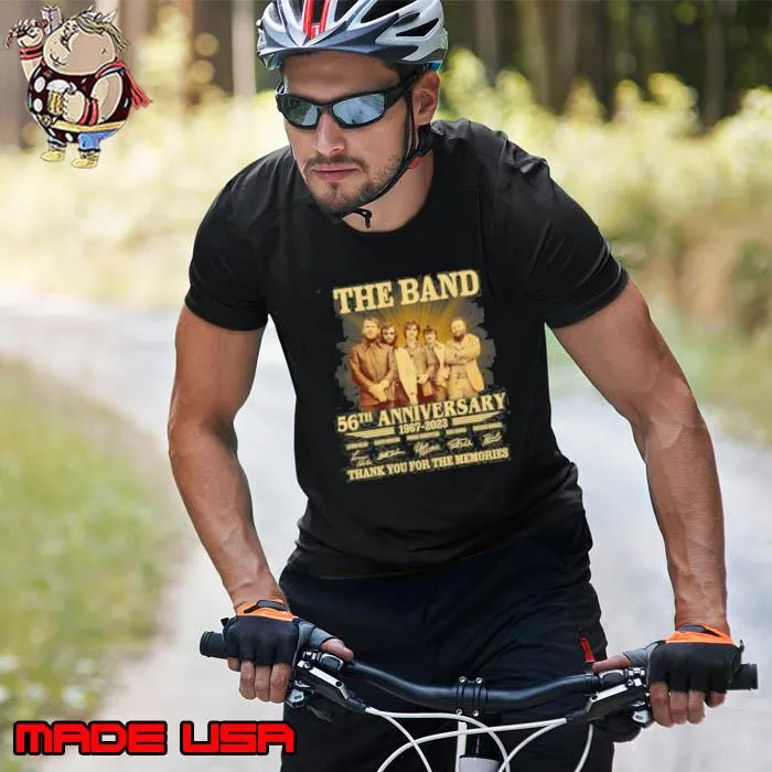 The band 56th anniversary 1967 2023 thank you for the memories signature shirt