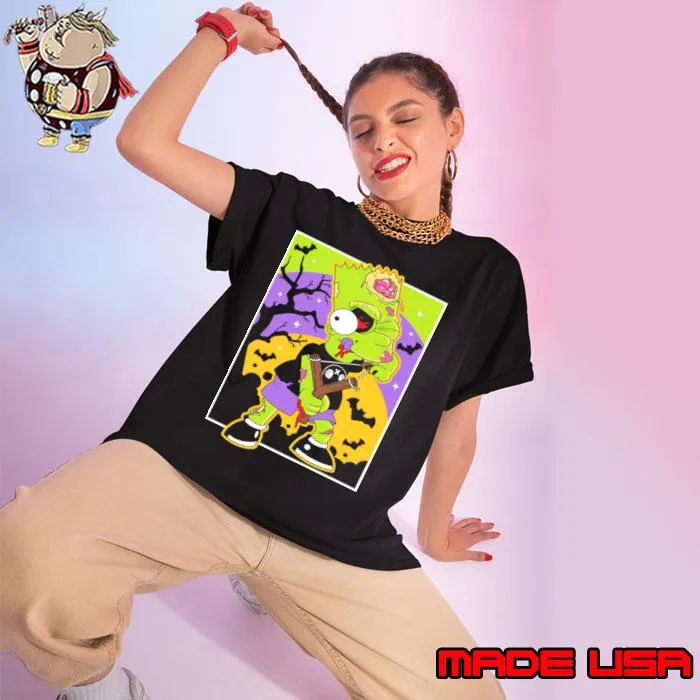 The Simpsons Oversized Zombie s Ladies tee