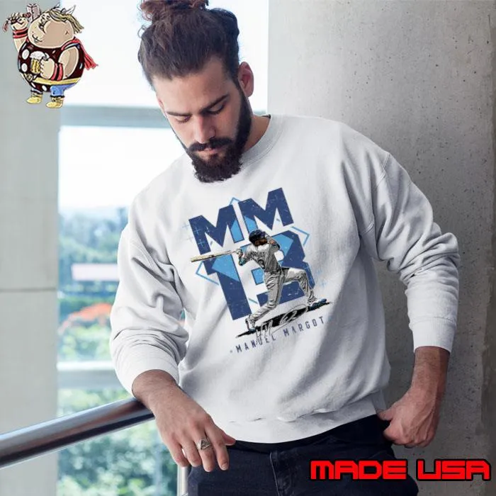 Top manuel Margot Tampa Bay Player Square T-Shirt Sweatshirt