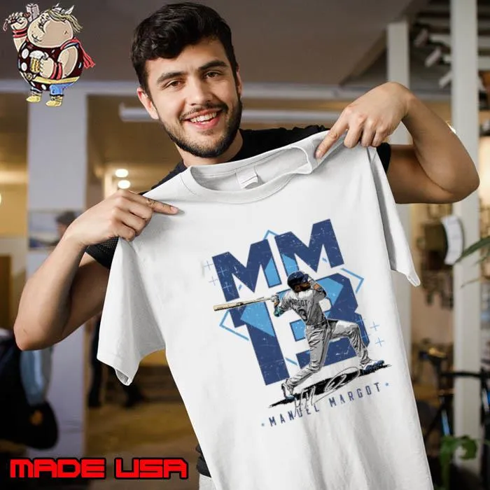 Top manuel Margot Tampa Bay Player Square T-Shirt