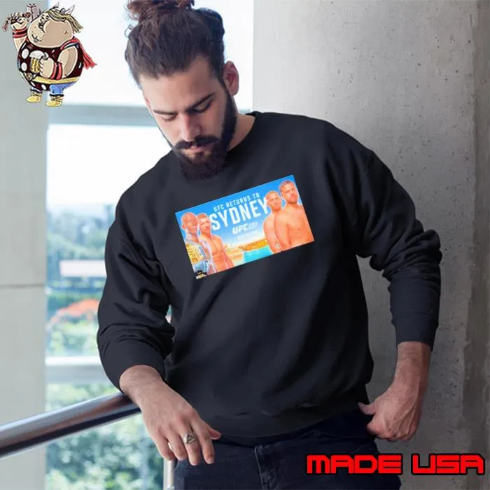 UFC Returns To Sydney Ufc 293 Sep 10 Sun s Sweatshirt