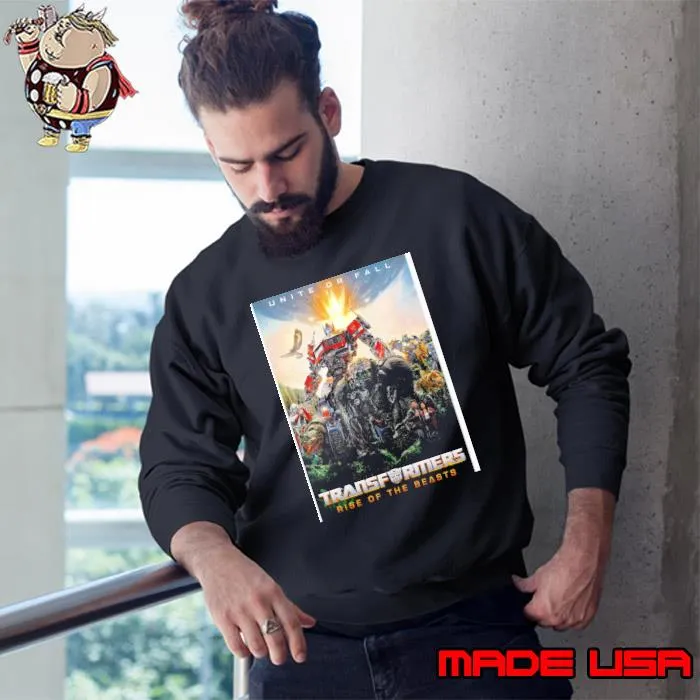 Unite or fall transormers rise of the beasts s Sweatshirt