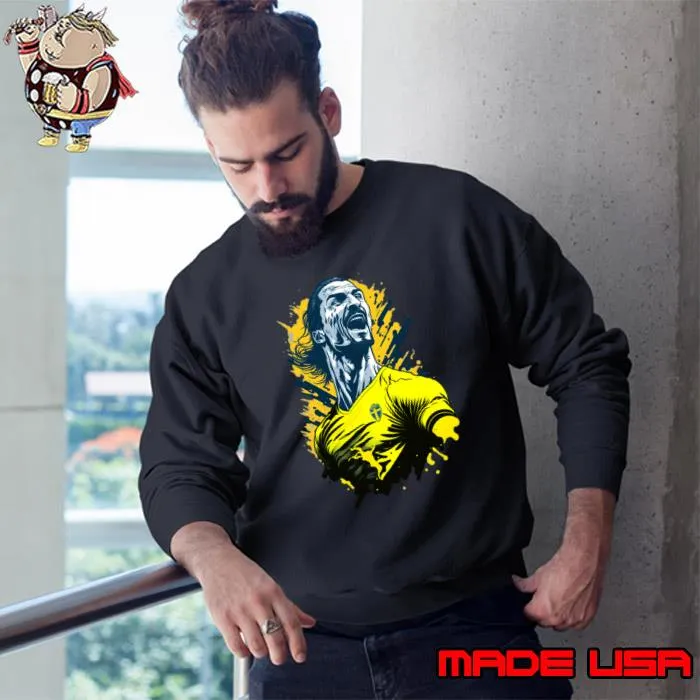 Zlatan Ibrahimovic splash art Swedish football La T-Shirt