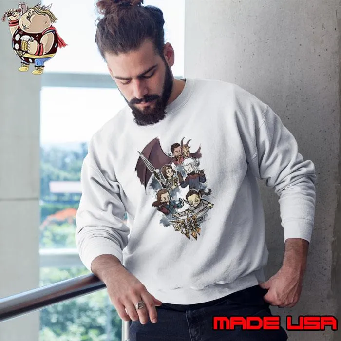 Baldur’s Gate 3 Chibi Characters Shirt Sweatshirt