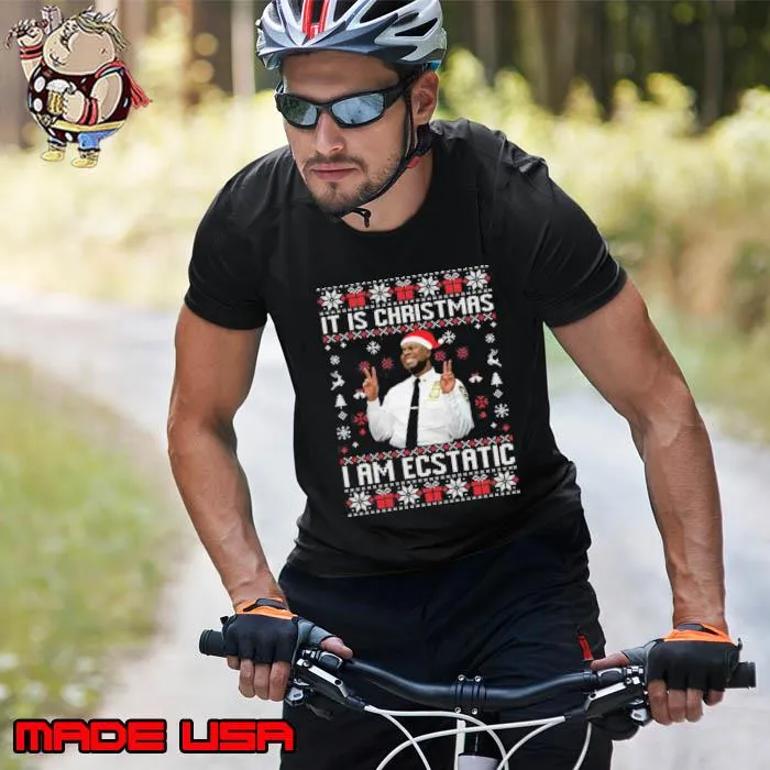 Brooklyn Nine Nine Captain Holt It Is Christmas I Am Ecstatic shirt