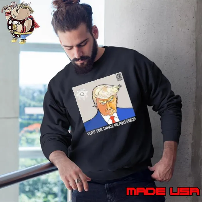 Donald Trump vote for inmate no p01135809 shirt