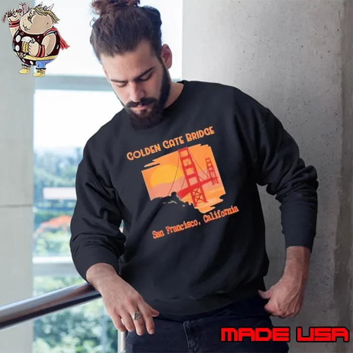 Golden gate bridge san francisco california shirt