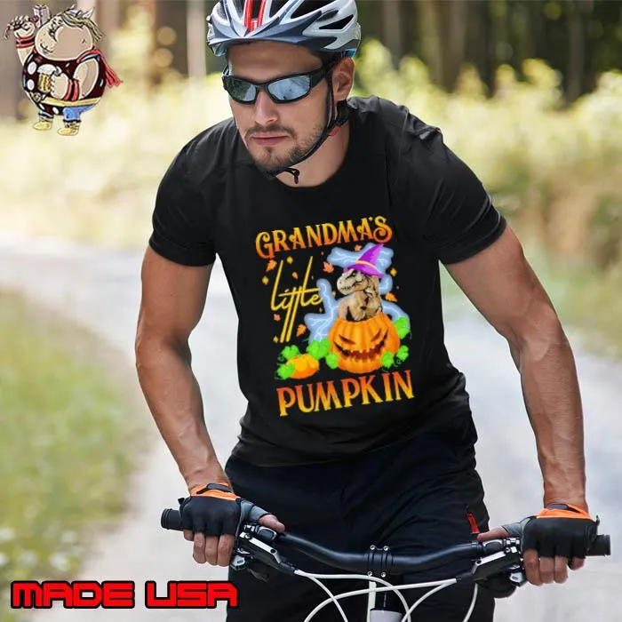Granma's Little Pumpkin T-rex Witch Halloween shirt