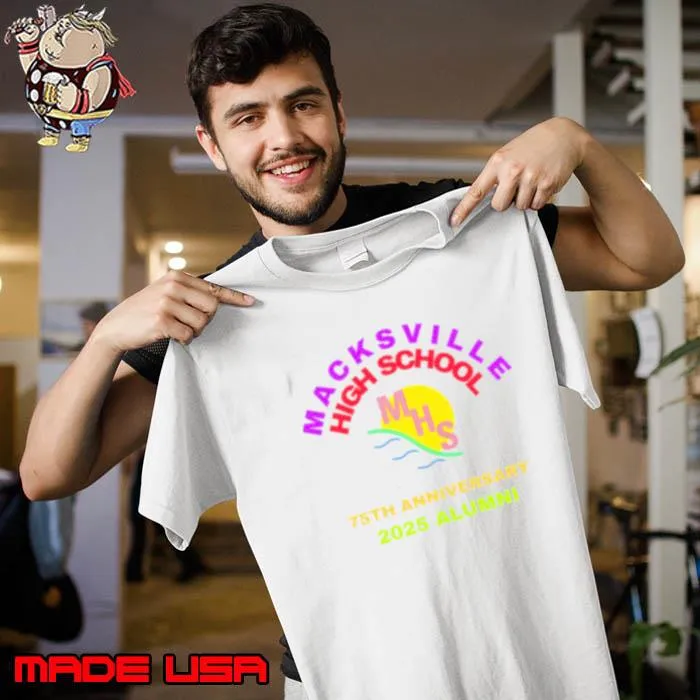 Macksville high school 75th anniversary 2025 alumni shirt