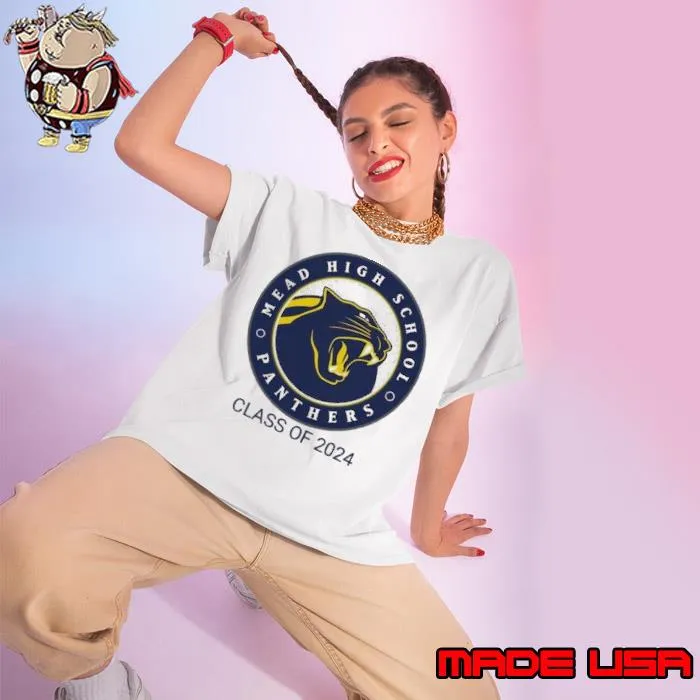 Mead High School Panthers class of 2024 s Ladies tee