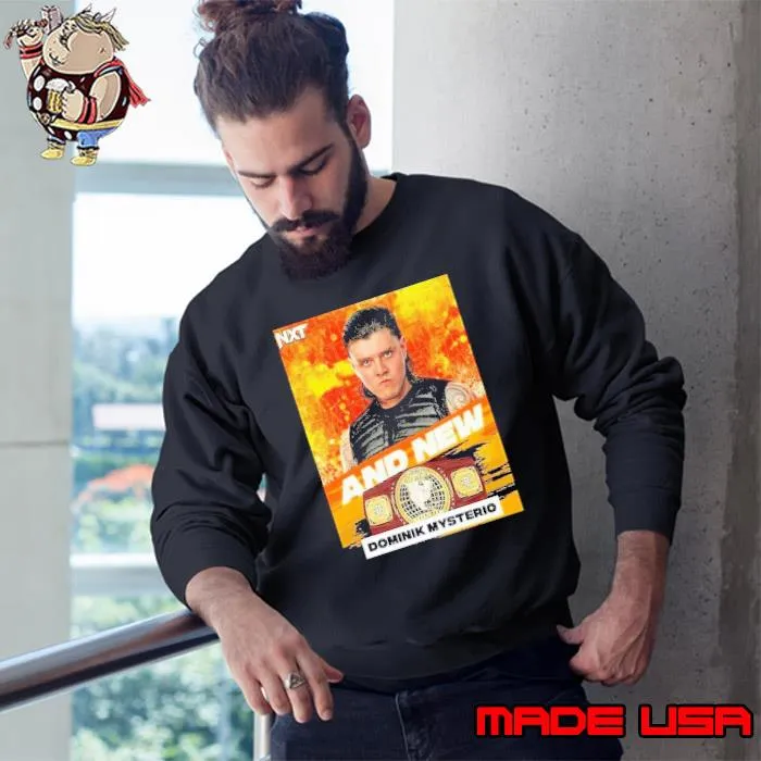 NXT and new Dominik Mysterio American champion s Sweatshirt