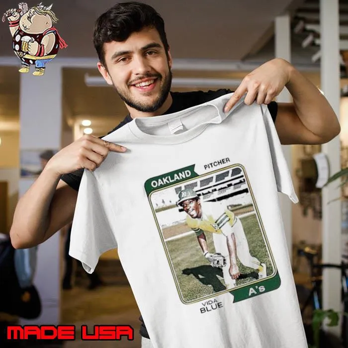 Oakland Pitcher Vida Blue Shirt