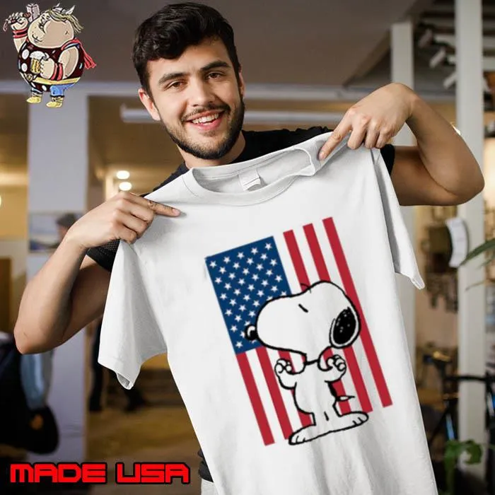 Olympic Snoopy USA Flag Happy 4th Of July Day Shirt