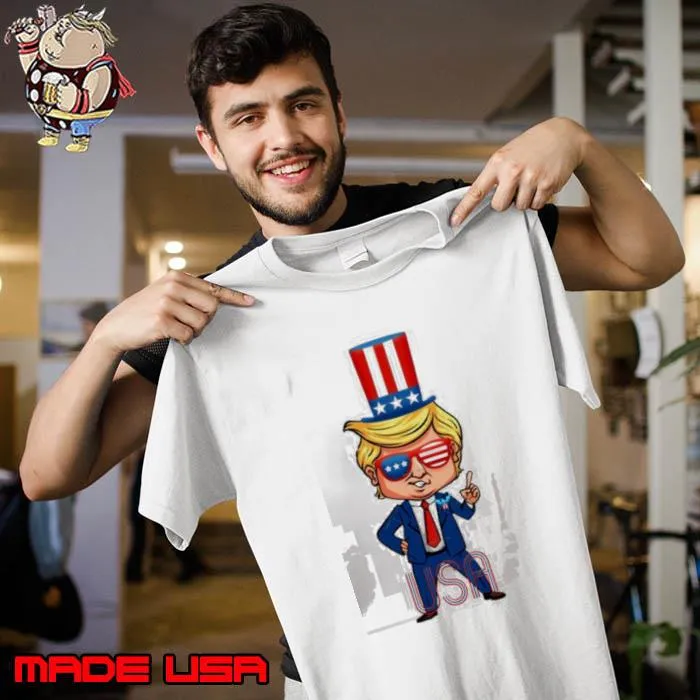 Oncle Sam Trump Happy Fourth Of July Trump Shirt