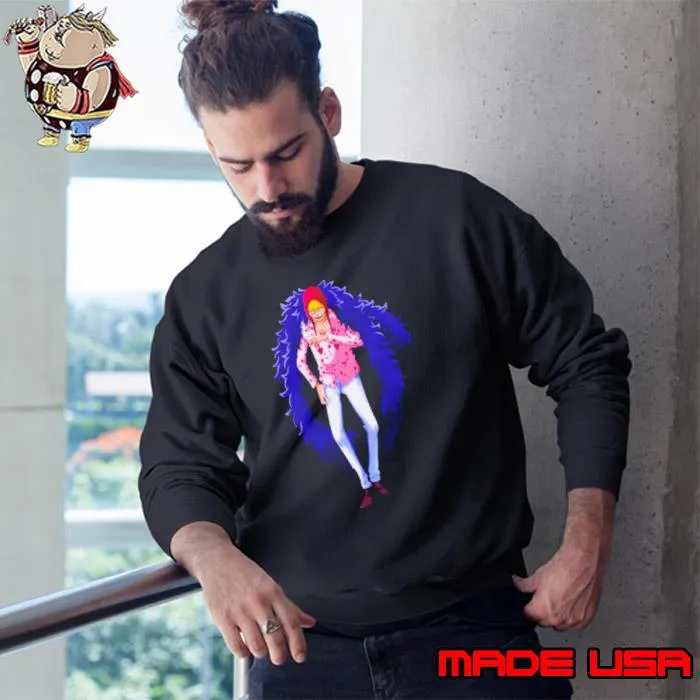 One Piece Purple Design Corazon shirt