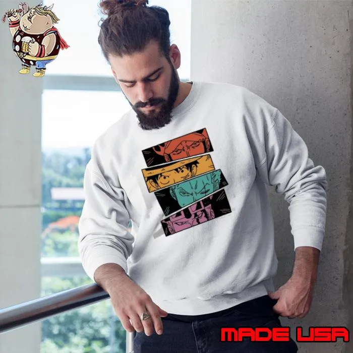 One Piece Straw Hat Pirates Monkey D. Luffy, Zoro Shirt Sweatshirt