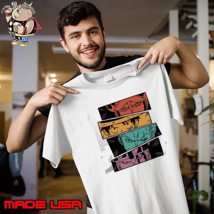 One Piece Straw Hat Pirates Monkey D. Luffy, Zoro Shirt