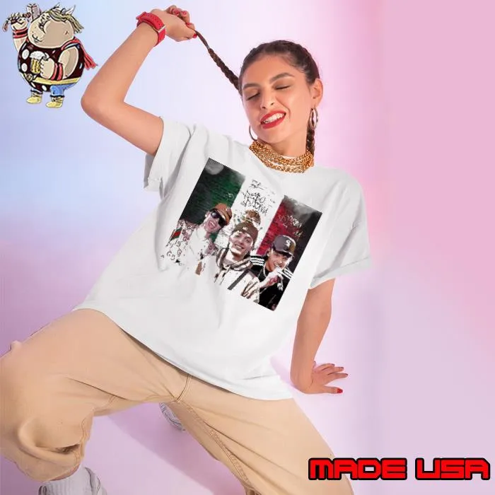Peso Pluma Mexican Flag Shirt Ladies tee