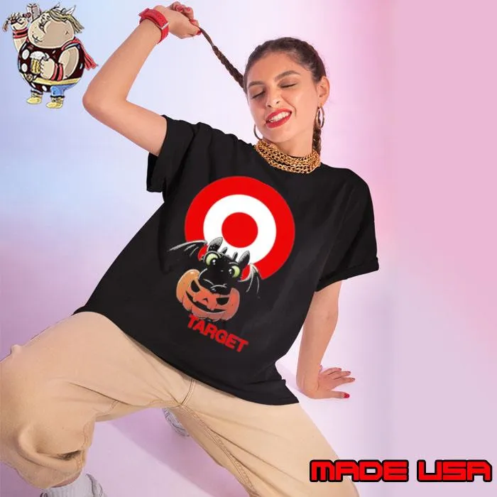 Pumpkin baby toothless with target logo s Ladies tee